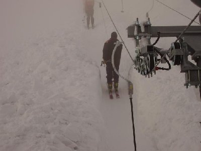 Zuviel Schnee: Start aus dem &amp;quot;Schützengraben&amp;quot;!!!!