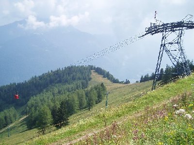 ZUB-Stütze vor der Bergstation