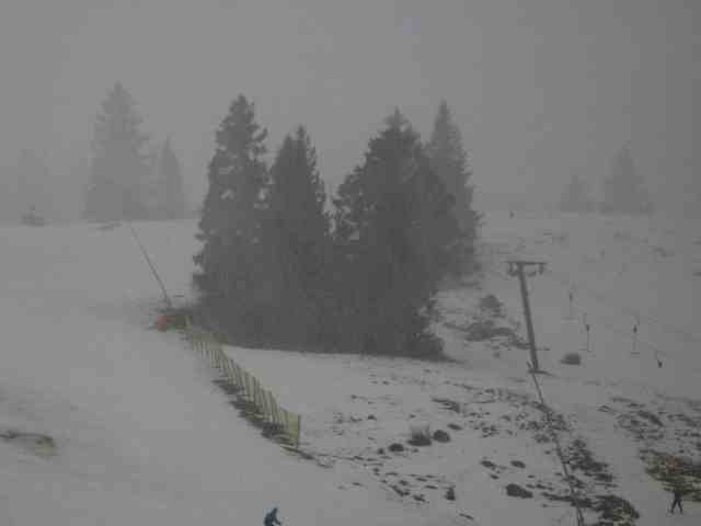 dann kam der Wind und schneehaltige Niederschläge