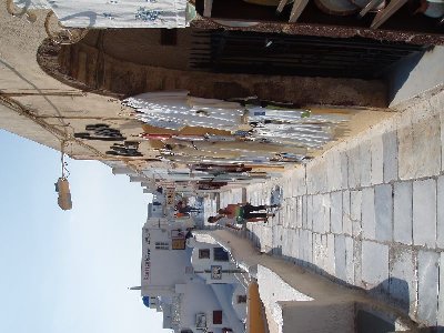 Gassenbild von Oia, wirklich sehr geil dort!!!