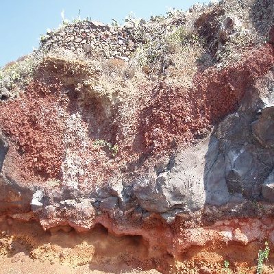 schön sind die unterschiedlichen Gesteinsfarben