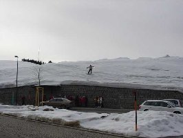... zurück an der Bushaltestelle Breitachbrücke (zwischen Hirschegg und Riezlern)