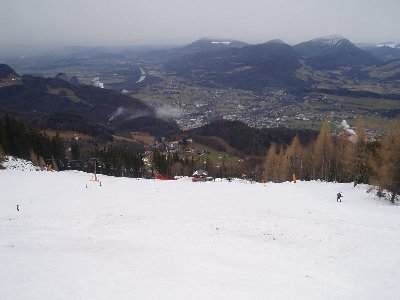 die Schneequalität lässt sich erahnen!