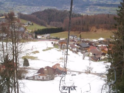 Blick zu den Talstationen