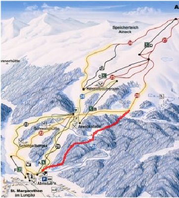 Neue Talabfahrt nach St. Margarethen