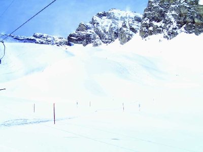 Blick auf das Bergmassiv rechts des Tre Omen