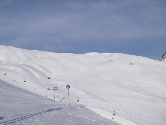 Blick zur Wartherhornbahn