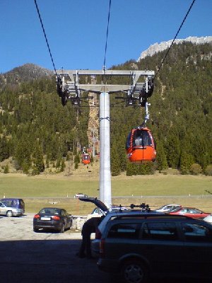 Standardbild am Parkplatz.