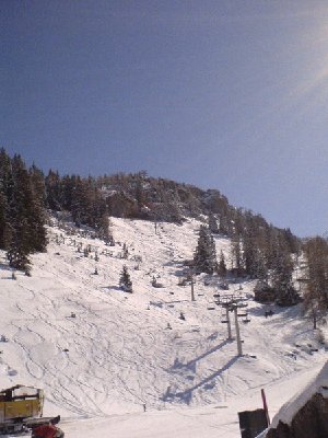 Die Trasse der 3SB ist relativ spektakulär und steil.