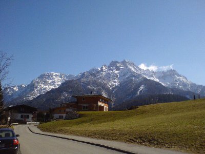 Loferer Steinberge frisch angezuckert.