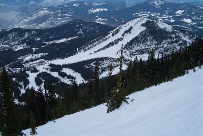 Red Mountain, schön steil wars ja