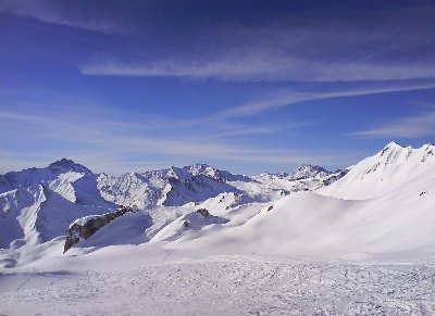 panorama von der grivalea-bergstation