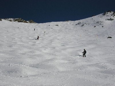 Unpräp. Abfahrt Plan du Fou. Super!!!