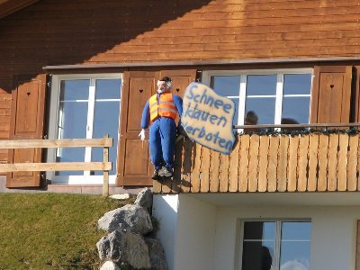 Wenigstens nahmen es die Leute mit Humor!