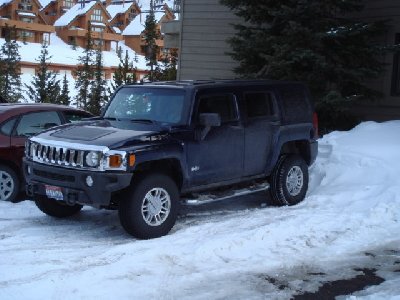 Der Hummer welchen wir geliehen hatten