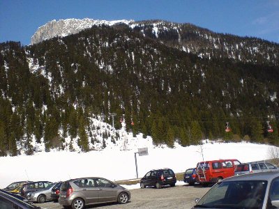 Sogar im Tal hats noch ca. 10-20cm Schnee.