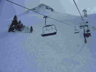 Toller Tiefschnee an der SB Chï¿½len