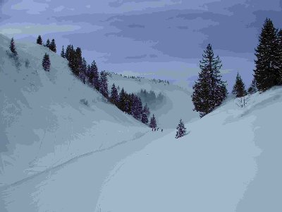 Die Piste Bï¿½el (Nr2) vom Chï¿½len am Schluss sehr flach