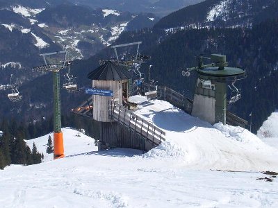 Bergstation / Ausstieg