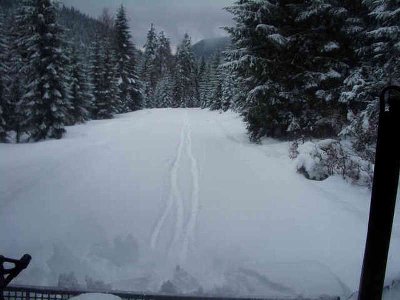 Verbindungsweg - noch (fast) unverspurt