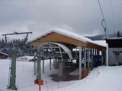 Talstation der 4 Sesselbahn Rossalm