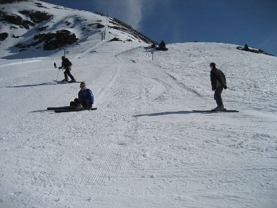 Auf der Piste (hier Illhorn) aber zum Glück genug.