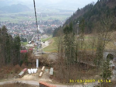 Schlucht kurz nach der Mittelstation