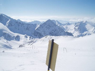 wunderschöne Pisten am Gaiskarferner mit Sonnengarantie!!