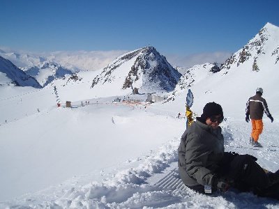 die beiden Bergstation der SL´s Gaiskarferner und  Windacherferner