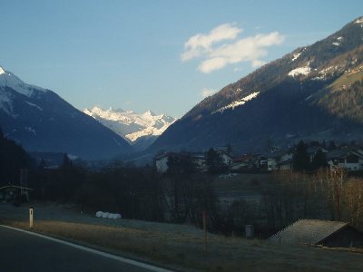 Blick auf den Stubaier-Gletscher