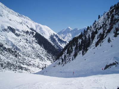 auf gehts in den unteren Teil der Abfahrt, juhee...