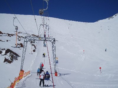 schöner Hang am Gaiskarferner