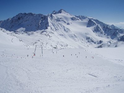 wieder oben angekommen gehts auf den Gaiskarferner