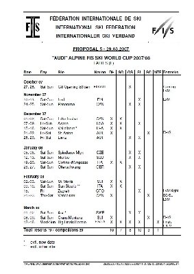 Der Damenkalender (vorläufig)