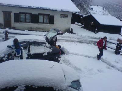 Endlich Schnee - und nicht wenig ;-)<br /><br />Der Skitag in dieser Saison mit dem meisten Schnee....