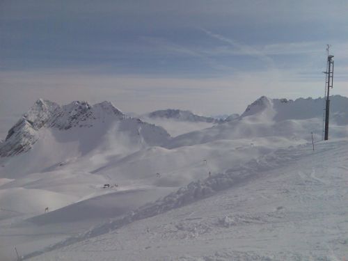 Blick hinüber zu den Wetterwandeck-SL;