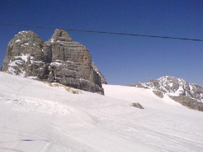 Etwas oberhalb ist auch ne grosse Loipenstrecke gewalzt.