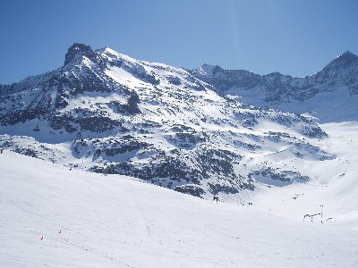 Totenkopf 3151m, Johannisberg 3453m, Kastengrat 3189m und der Ödenwinkelkees