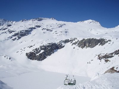 Blick zum Sonnblick 3088m und Hochfilleck 2943m