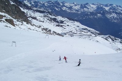 Tiefenbachgletscher. Piste(37) am SL Mutkogl.