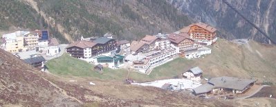 Frühling in Hochsölden. Mittelstation DSB Rotkogl.
