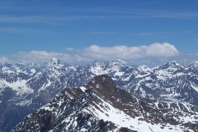 Gaislachkogl von Aussichtsplatform Schwarze Schneid