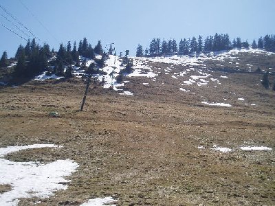 Piste vom SL Vogelsang und von der Bergstaion des 4er Sessels