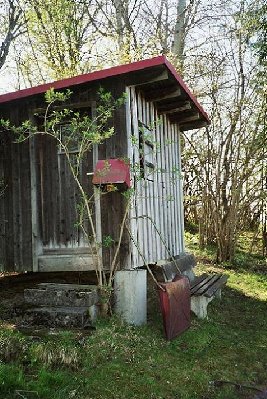 Das Lifthäusle oben am Berg aus der Nähe geknipst...