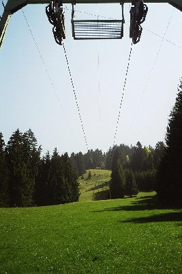 Der weitere Verlauf des Schlepplifts...