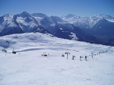 Breite Pistenautobahnen am Schönbiel
