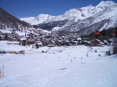 Saas-Fee Dorfpisten