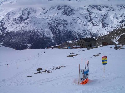 und der Lift, damit man zurück zur Piste kommt
