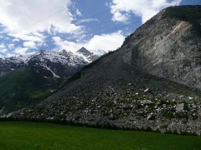 Bergsturz im Mattertal