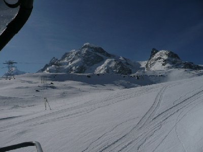 Breithorn und Klein Matterhorn von Gandegg